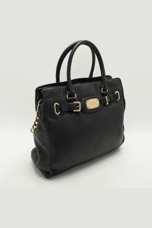 Michael Kors Femme, Pre-owned, Noir, Taille: ONE Size Pre-owned Cuir cabas