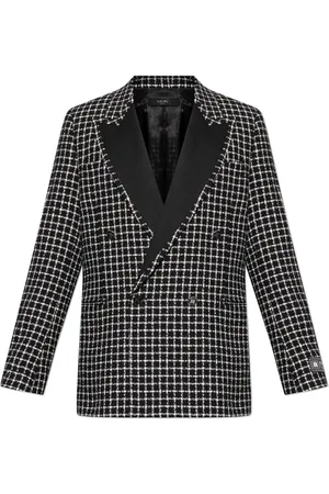 AMIRI Homme, Vestes, Noir, Taille: XL Blazer à carreaux