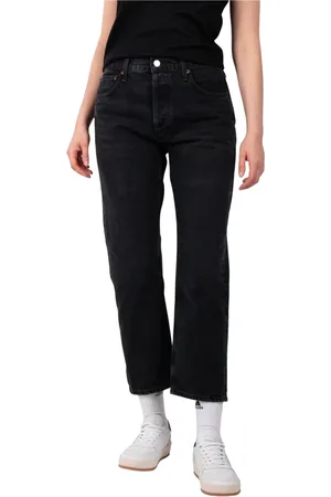 AGOLDE Femme, Jeans, Noir, Taille: W28 Jean noir Easy Straight Hitch