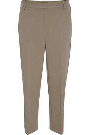 Kaffe Femme, Pantalons, , Taille: 48 FR Pantalon Court Moderne Major Brown