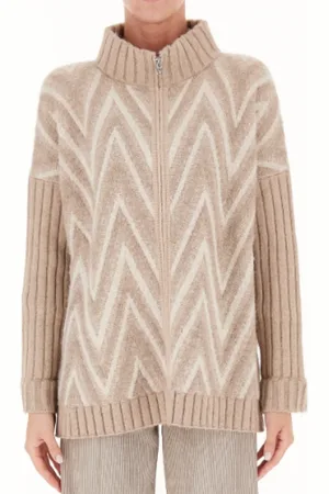 D.EXTERIOR Femme, Pulls, Brun, Taille: 40 FR Veste Marron pour un Look Élégant