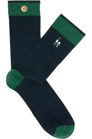 Cabaia Homme, Sous-vêtements, Vert, Taille: ONE Size Chaussettes Inséparables - Motif Bleu
