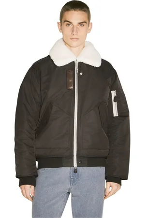 Eytys Homme, Vestes, Brun, Taille: L Veste avec col en fausse fourrure