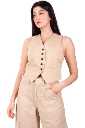 Citizens of Humanity Femme, Vestes, Brun, Taille: 36 FR Gilet Sierra en Taos Sand