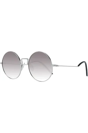 ANA HICKMANN Femme, Accessoires, Gris, Taille: ONE Size Lunettes de Soleil Femme Argent Style Rond