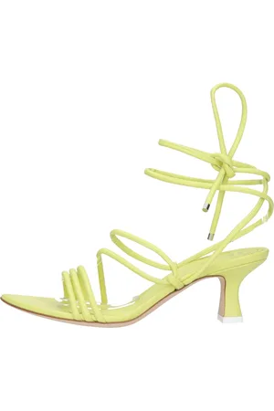 3Juin Femme, Chaussures, Vert, Taille: 37 EU Sandales Vertes