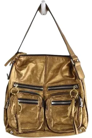 Chloé Femme, Pre-owned, Jaune, Taille: ONE Size Pre-owned Cuir sacs-ports-paule