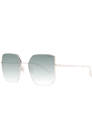 ANA HICKMANN Femme, Accessoires, Jaune, Taille: ONE Size Lunettes de Soleil Cat Eye Or Verre Dégradé