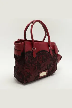 VALENTINO Femme, Pre-owned, Rouge, Taille: ONE Size Pre-owned Tissu sacs-main