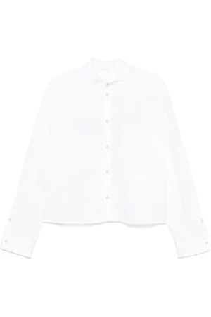 Helmut Lang Homme, Chemises, Blanc, Taille: L Chemise Crop Apex Blanche Soft