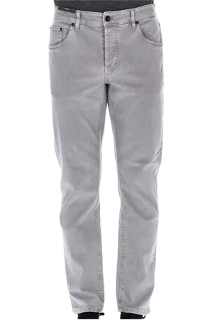 PT Torino Homme, Jeans, Gris, Taille: W32 Denim Gris Clair Tapered Fit Vêtements
