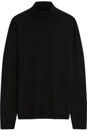 Cinque Homme, Pulls, Noir, Taille: S Pull col roulé en mérinos
