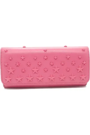 Jimmy Choo Femme, Pre-owned, Rose, Taille: ONE Size Pre-owned Cuir petite-maroquinerie
