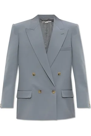 Stella McCartney Femme, Vestes, Gris, Taille: 36 FR Blazer croisé