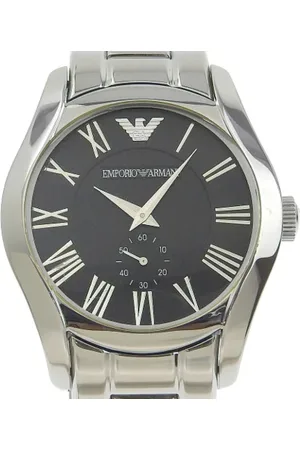 Emporio Armani Homme, Pre-owned, Noir, Taille: ONE Size Pre-owned Metal montres