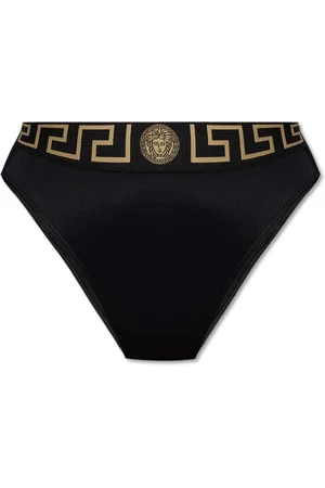 VERSACE Femme, Maillots de bain, Noir, Taille: 40 FR Bas de maillot de bain