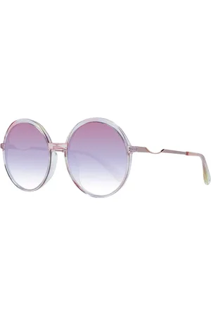 ANA HICKMANN Femme, Accessoires, Rose, Taille: ONE Size Lunettes de Soleil Femme Rose Rond Dégradé