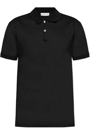 Lanvin Homme, Tops, Noir, Taille: L Polo en Coton