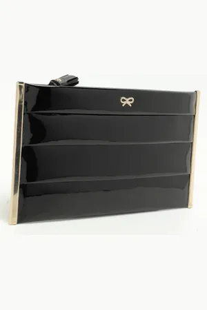Anya Hindmarch Femme, Pre-owned, Noir, Taille: ONE Size Pre-owned Cuir pochettes-minaudieres