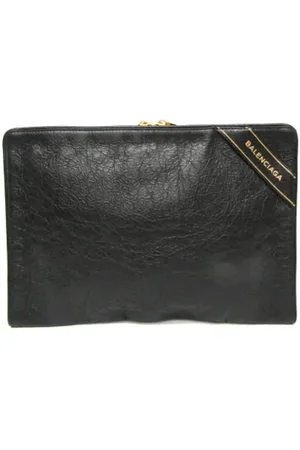 Balenciaga Femme, Pre-owned, Noir, Taille: ONE Size Pre-owned Cuir pochettes-minaudieres