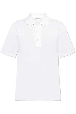 Lanvin Homme, Tops, Blanc, Taille: XL Polo en Coton