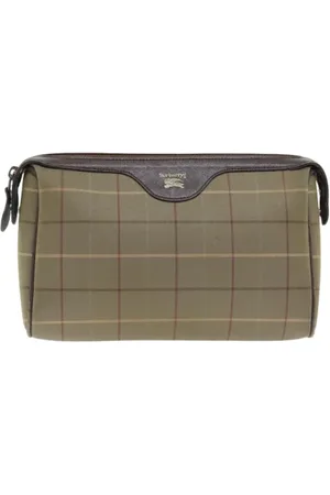Burberry Femme, Pre-owned, Brun, Taille: ONE Size Pre-owned Toile pochettes-minaudieres