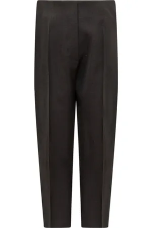 Calcaterra Femme, Pantalons, Noir, Taille: 36 FR Banana Pantalons dans un Style Tendance