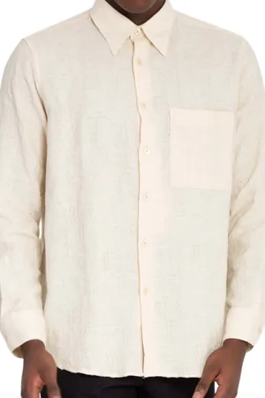 Sunflower Homme, Chemises, , Taille: M Chemise Jacquard dans le Style Ace