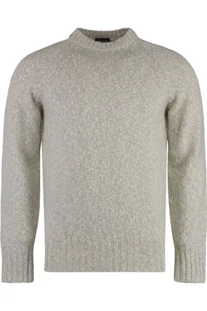 DRUMOHR Homme, Pulls, Gris, Taille: 2XL Pull en laine d