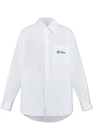 OFF-WHITE Homme, Chemises, Blanc, Taille: XS Chemise avec Logo