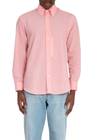 Sunflower Homme, Chemises, Rose, Taille: M Chemise à Rayures à Boutons