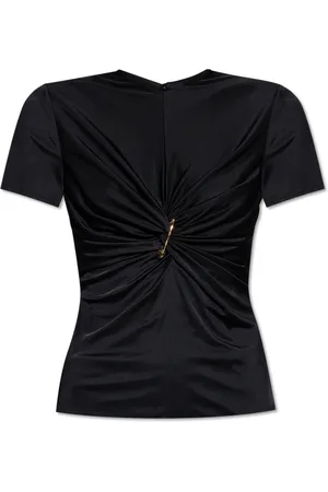 VERSACE Femme, Blouses et Chemises, Noir, Taille: 38 FR Draped top