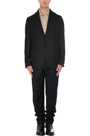 Briglia 1949 Homme, Costumes, Noir, Taille: M Costume en laine rouge