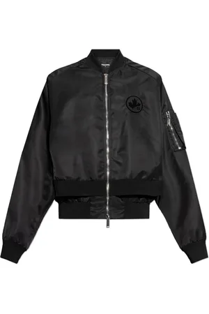 Dsquared2 Homme, Vestes, Noir, Taille: XL Bomber avec effet vintage