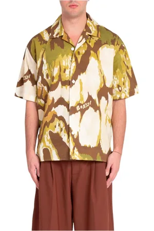BONSAI Homme, Chemises, Multicolore, Taille: L Chemise de Bowling Jungle Oversize Collection Couleur