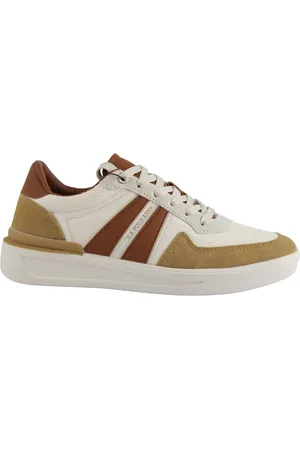 U.S. Polo Assn. Homme, Chaussures, Multicolore, Taille: 45 EU Baskets en Cuir Beige