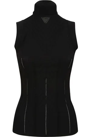 High Femme, Tops, Noir, Taille: 42 FR Top Noir
