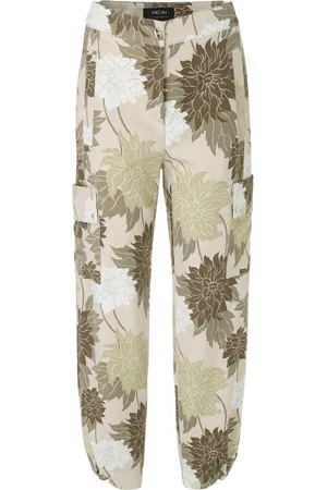 Marc Cain Femme, Pantalons, Multicolore, Taille: 42 FR Pantalon cargo décontracté avec motif floral
