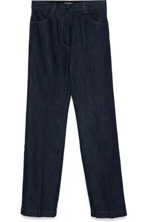 BARENA Femme, Jeans, Bleu, Taille: 36 FR Jean Denim Bleu Indigo Jambe Droite