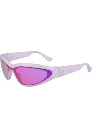 Karl Lagerfeld Unisex, Accessoires, Violet, Taille: ONE Size Lunettes de soleil violettes pulvérisées