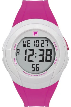 Fila Unisex, Accessoires, Rose, Taille: ONE Size Montre Mixte Adulte ctive 45 mm Bracelet Silicone 38-152