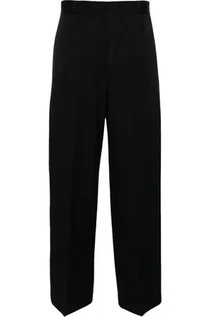 STUDIO NICHOLSON Femme, Pantalons, Bleu, Taille: 38 FR Pantalon en Laine Twill Bleu Marine