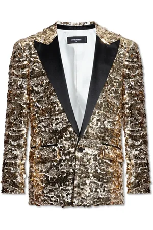 Dsquared2 Homme, Vestes, Jaune, Taille: M Blazer à Sequins