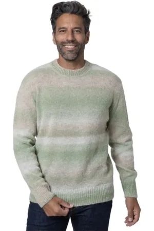 ALTEA Homme, Pulls, Multicolore, Taille: XL Pull vert en mélange alpaga