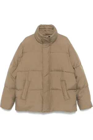 Etudes Homme, Vestes, Brun, Taille: M Doudoune Beige Design Minimaliste