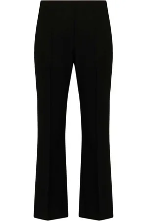 BARENA Femme, Pantalons, Noir, Taille: 38 FR Pantalon Noir en Laine Évasé Design Sur Mesure
