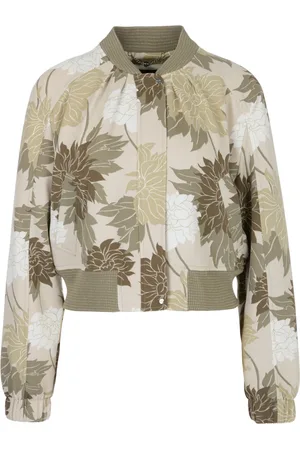 Marc Cain Femme, Vestes, Multicolore, Taille: 42 FR Veste Blouson Florale