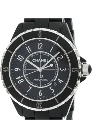 CHANEL Homme, Pre-owned, Noir, Taille: ONE Size Pre-owned Tissu montres
