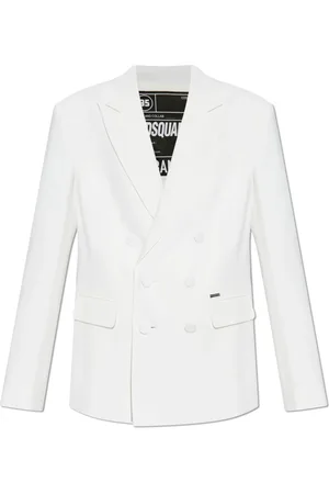 Dsquared2 Femme, Vestes, Blanc, Taille: 34 FR Blazer croisé