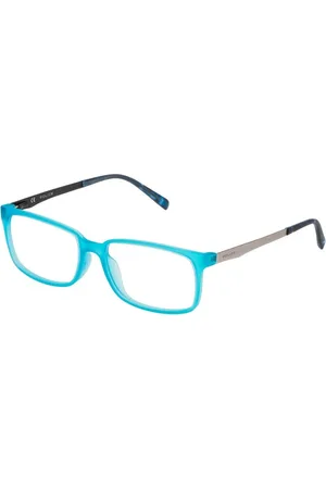Police Homme, Accessoires, Bleu, Taille: ONE Size Monture en Plastique Bleu avec Bracelet en Métal